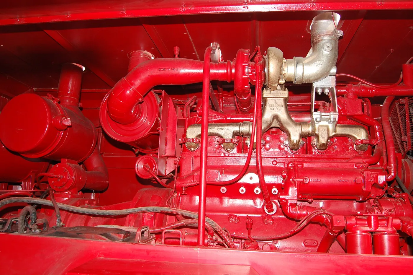 Engine bay after overhaul