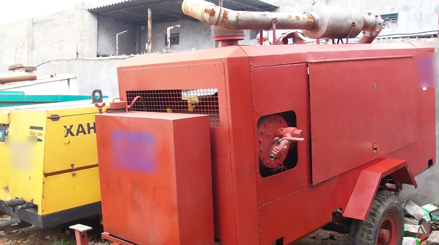 Ingersoll Rand 600 CFM portable compressor, Cummins-powered