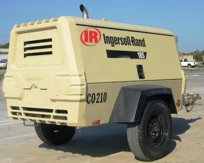 Ingersoll Rand portable diesel compressor