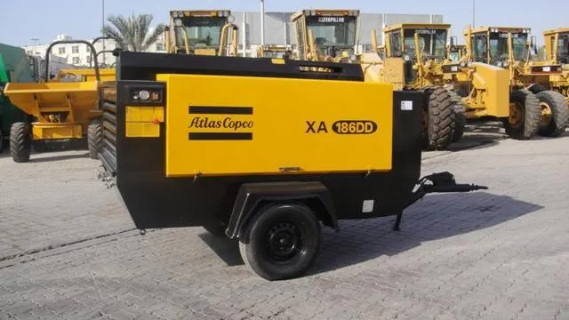 Atlas Copco XA 186 portable compressor