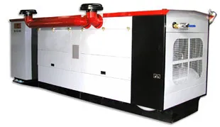 Large skid-mounted diesel compressor