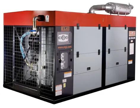 ELGi skid-mounted diesel screw compressor