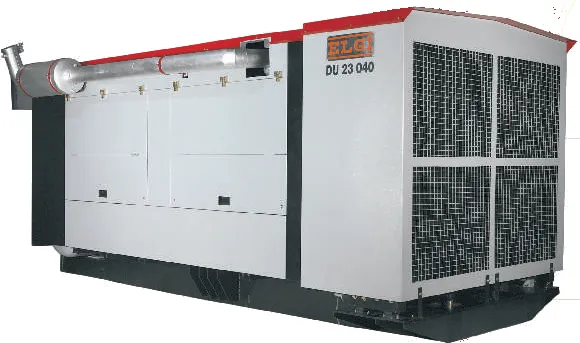 ELGi skid-mounted diesel screw compressor