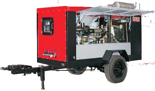 ELGi trolley-mounted diesel screw compressor