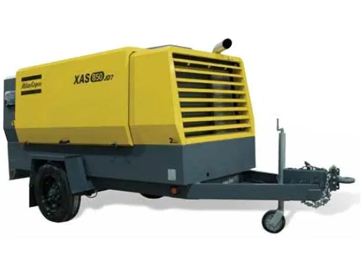 Atlas Copco XAS portable diesel compressor