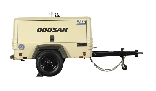 Doosan P250 portable compressor