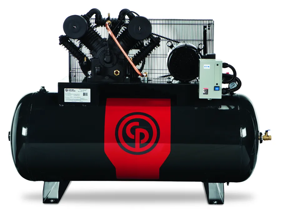 Chicago Pneumatic piston compressor on 2-metre receiver