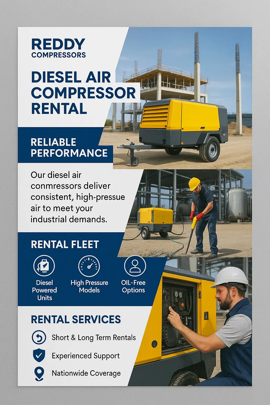 Reddy Compressors rental fleet and turnkey support presentation